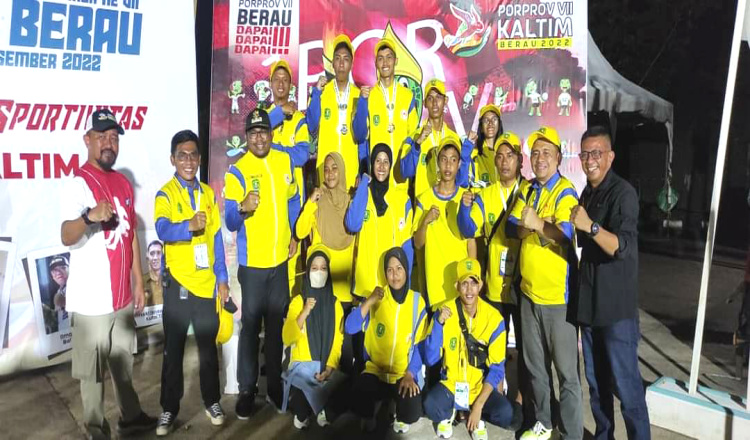 Tiga Medali FPTI Kutim di Hari Pertama Diapresiasi Wabup