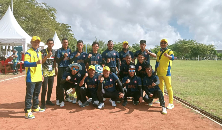 Tim Putra Cricket Kutim Lolos Final Kategori 6’S Sixes