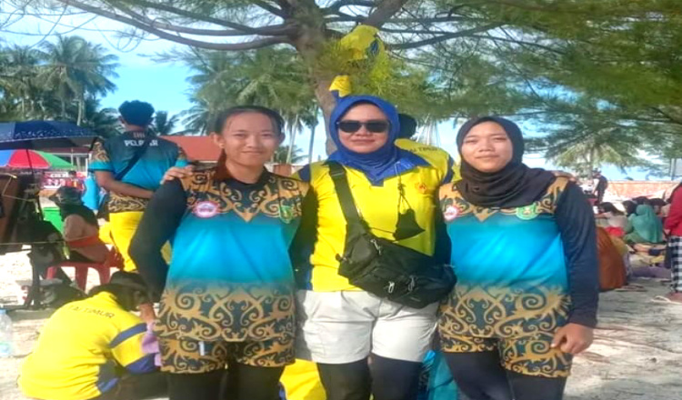 Voli Pantai Putri Dapat Emas !