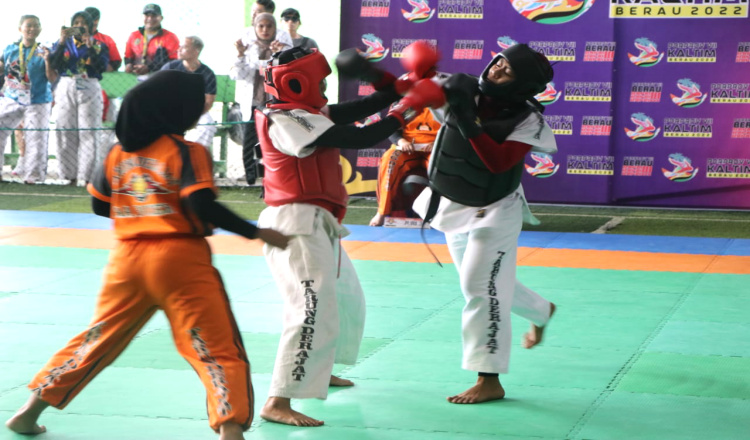 Lima Nomor Tanding Tarung Derajat Kutim Sudah Maju Babak Selanjutnya