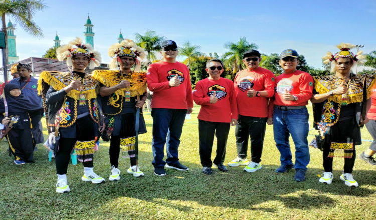 Hadiri Traditional Archery Tournamen Bupati Cup 2023, Danlanal Sangatta Pesankan Hal Ini