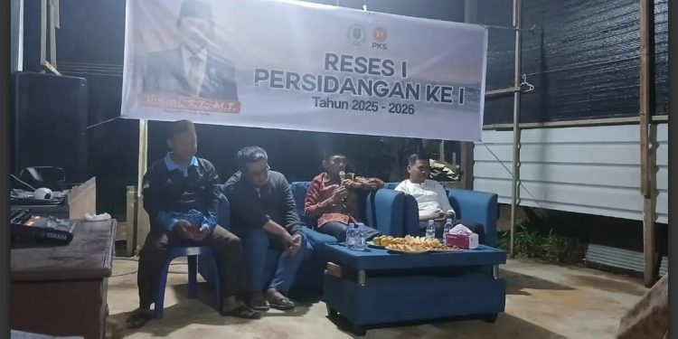 Reses di Bukit Pelangi: Jimmi Serap Aspirasi Infrastruktur hingga Dorong Ekonomi Produktif Warga